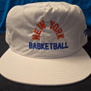 New York Basketball Local Hoops Brand White Blue Orange Snapback NEW
